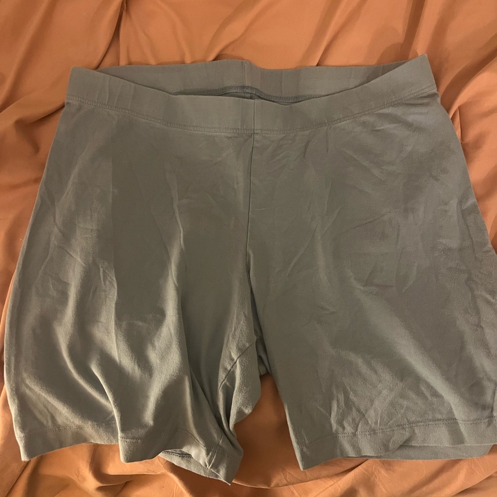 Old Navy Dusty Blue Biker Shorts